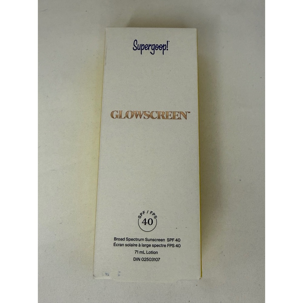 Supergoop! Glowscreen SPF 40 Broad Spectrum Sunscreen Lotion 71ml New in Box